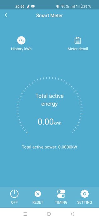 Smart meter cu monitorizare faze curent tensiune întrerupător trifazat