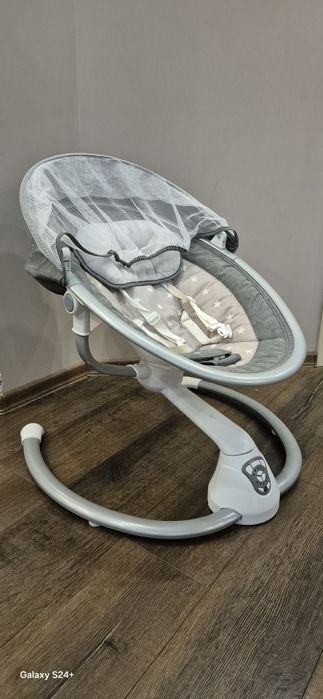 CANGAROO Електрическа люлка - шезлонг CLOUD СИВ