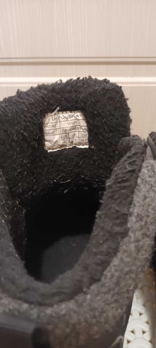 Зимни обувки Капа и зимни обувки ДК черни