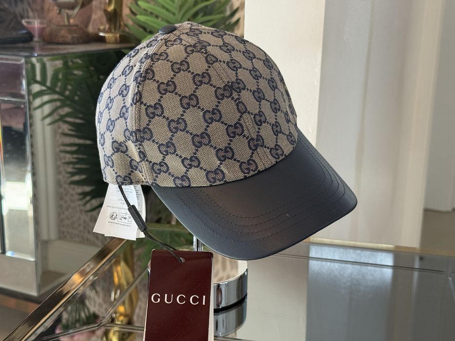 Sapca Gucci cozoroc de piele Unisex