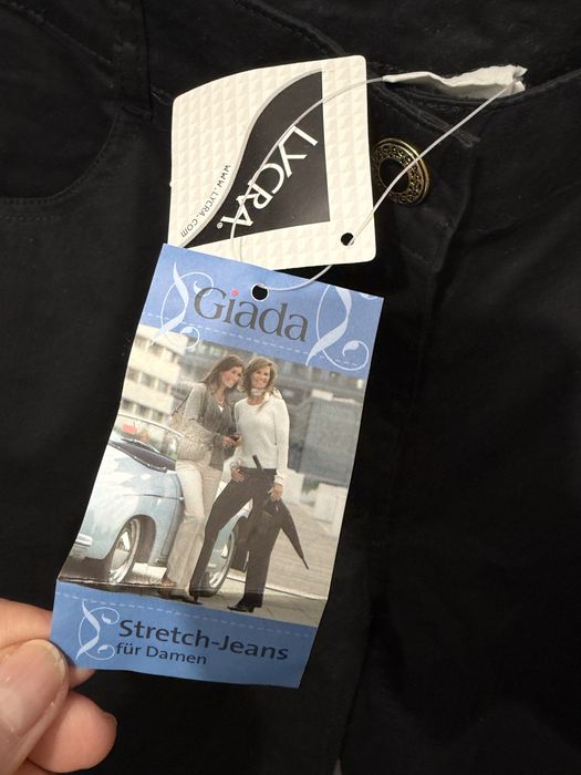 Pantaloni negri stretch 46