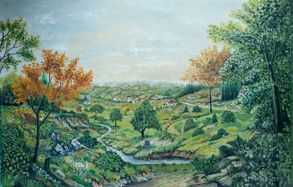 Tablou peisaj de vara