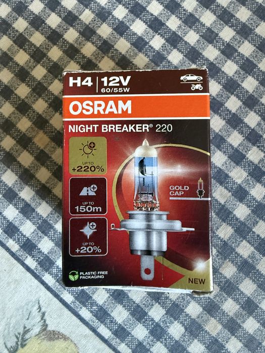 Крушка OSRAM H4 Night Breaker 220 - 64193NB220