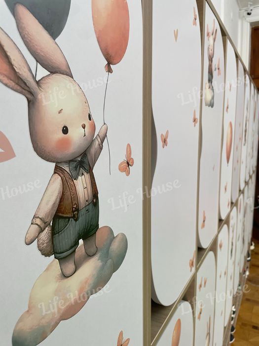 Шкафчики для одежды детский сад мебель бохчага shkof mebel