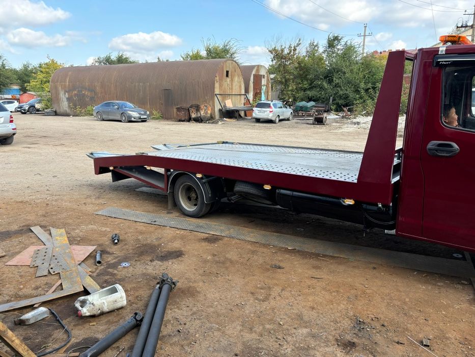 Изготовление платформы на эвакуатор ломанный