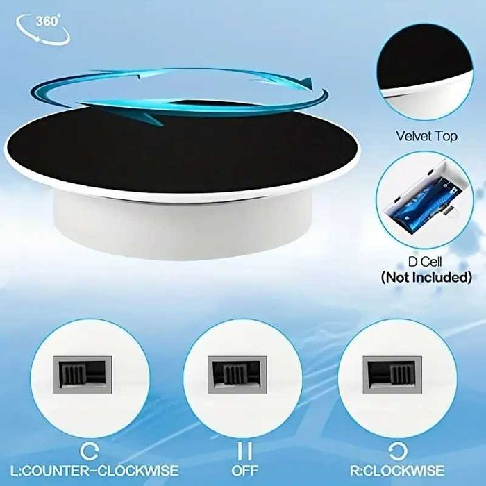 Новый Стенд вращающийся для съемки и витрины - ассортимент -программы