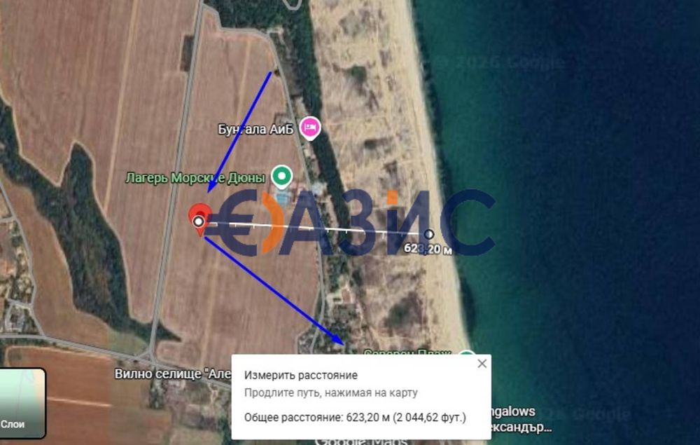 Парцел в УПИ в с. Шкорпиловци, област Варна, 14 121 м2, 863 132 евро, #34242584