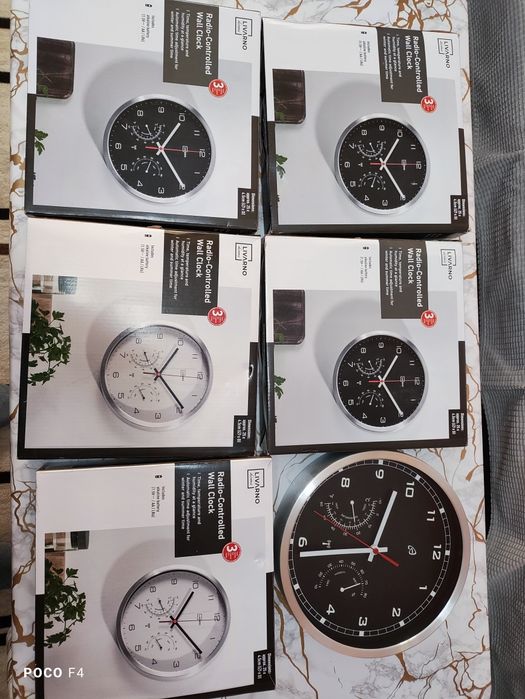 6 Броя радио часовници Livarno