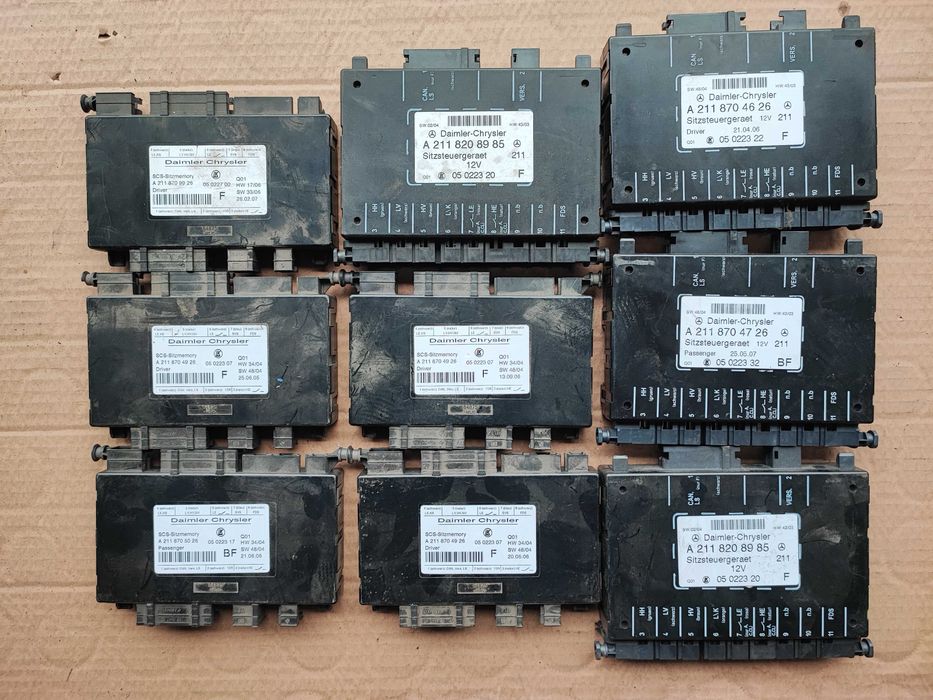 Модули управление на седалки от Мерцедес