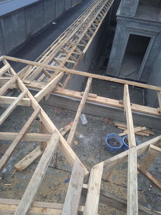 Strapil qoqamiz tom yopamiz profnastil