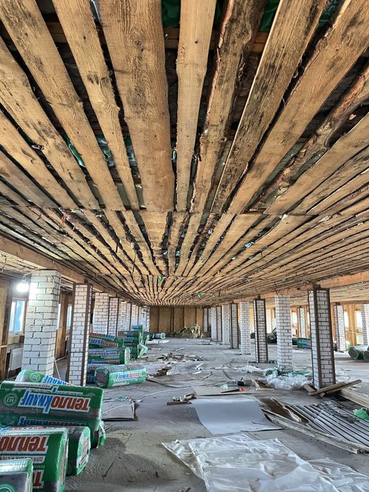 Обрешетка черный потолок в Астане