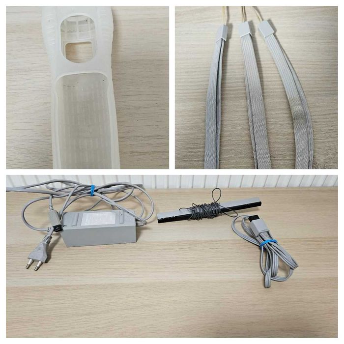 Set cabluri cu senzor + husa si snur nintendo wii