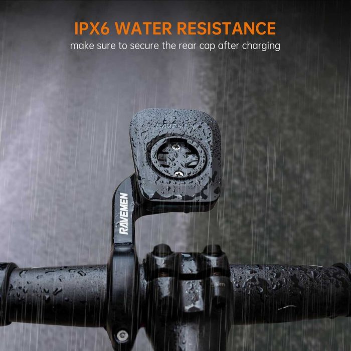 RAVEMEN FR160 предна велосипедна светлина,съвместима с Garmin computer