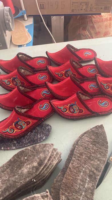 Войлочные тапочки