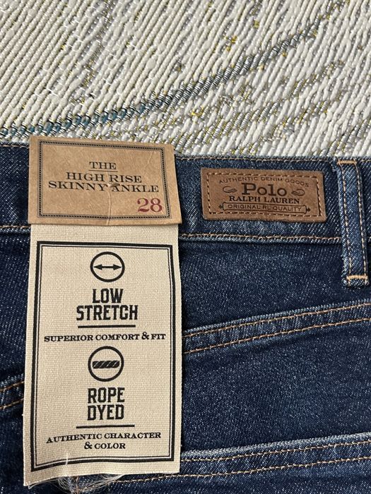 POLO Ralph Lauren : The High Rise Skinny Ankle -НОВИ размер 28  Дамски