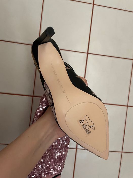Pantofi Zara cu toc, mărimea 37