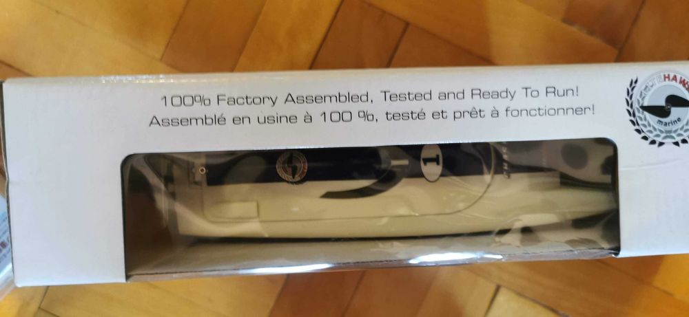 Barcă RC Chase Litehawk 2.4GHz – raritate, fabricată în Canada, nouă