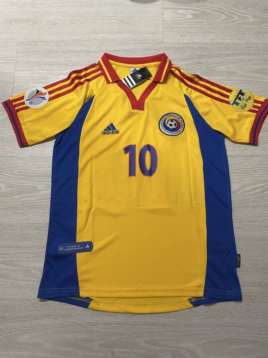 Tricou de fotbal Romania 2000 Gheorghe Hagi Nou