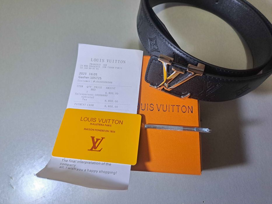 Curea LV Louis Vuitton cu Certificat+Bon+Full box / Premium