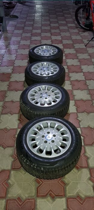 Черепашки с резиной на мерседес в сборе