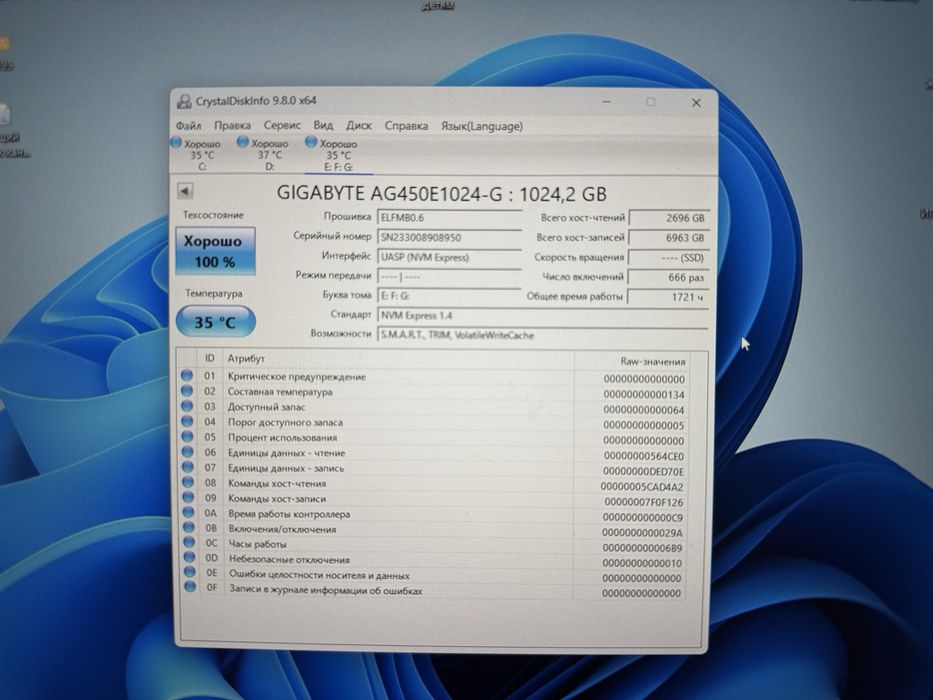 SSD m2 nvme 1000gb PCi 4.0