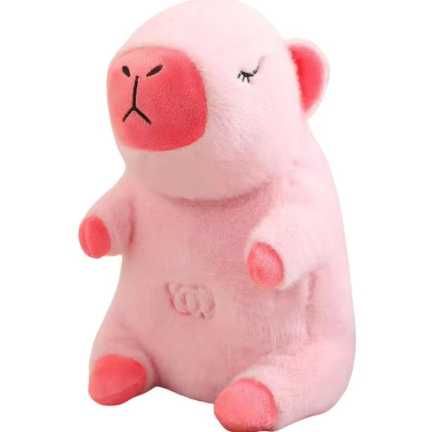 Музикална дишаща плюшена играчка Капибара с мека светлина