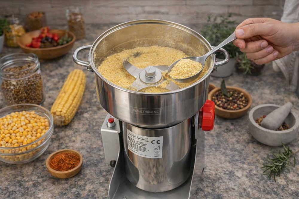 Rasnita electrica profesionala inox 800g 2000W multifunctionala