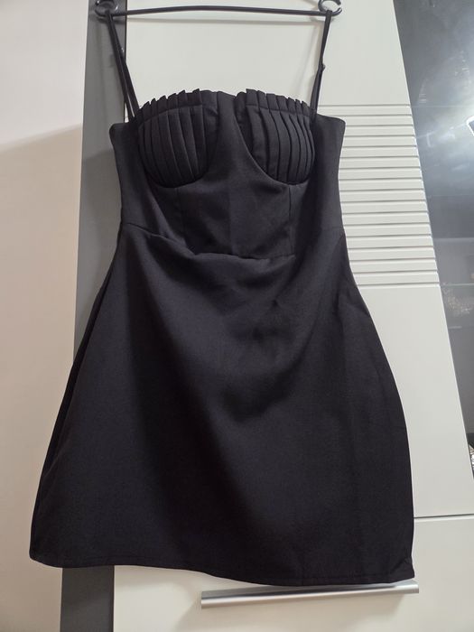 Rochie neagra scurta scurta 38 M noua
