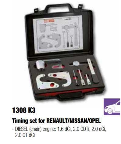 Комплект блокажи за смяна на ангренажи - USAG. Model 1308K3. ПРОМОЦИЯ!