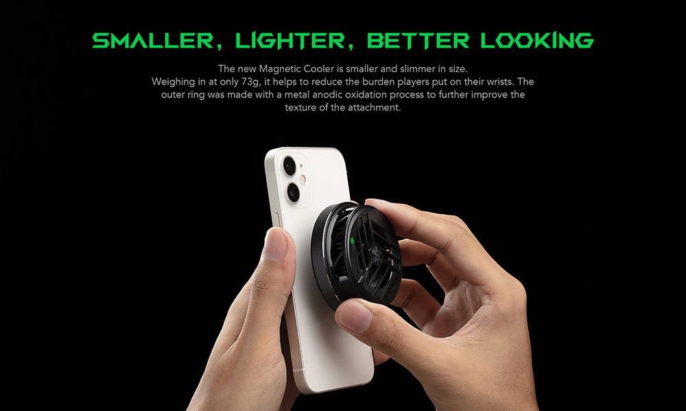 Black Shark Cooler Magnetic Racire Telefon Tableta Releu Pubg Fortnite