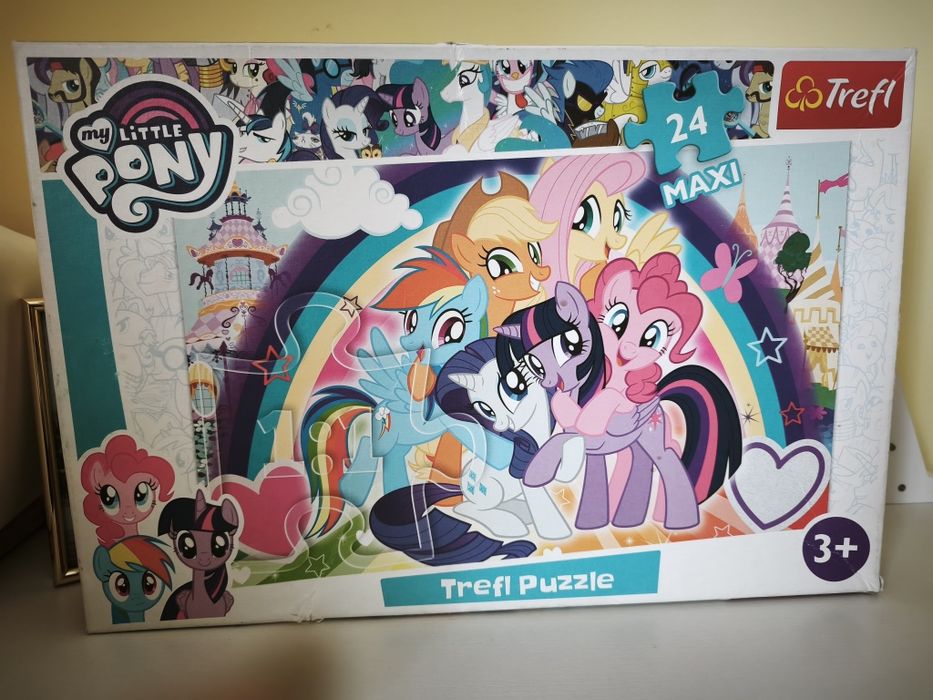 Puzzle Trefl copii, 40 piese + 24 piese maxi, stare foarte bună