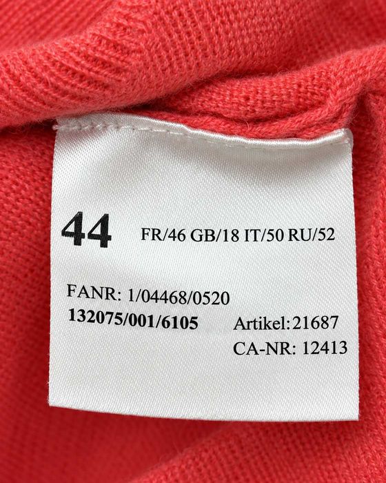 Pulover damă Basler 100% cașmir roz, helancă premium cu guler înalt, mărimea XL