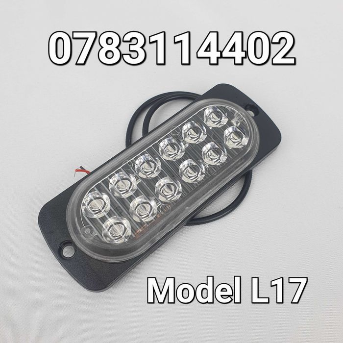 Lampa Led Rosie-Ceata-Pozitie-Stop-Remorca-Trailer-Platforma-Atv - L17