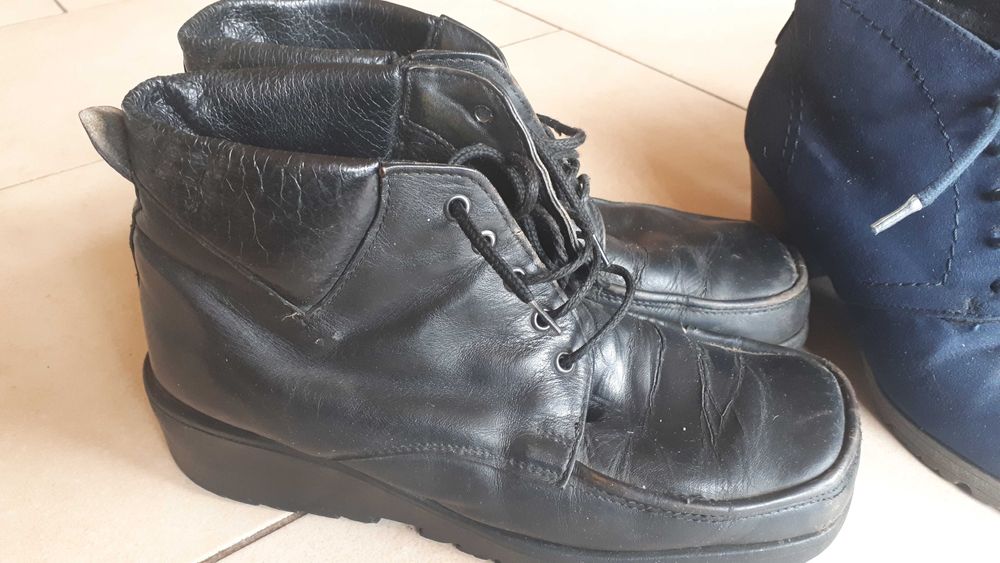 Cizme piele, ghete piele, ghete piele intoarsa numarul 36