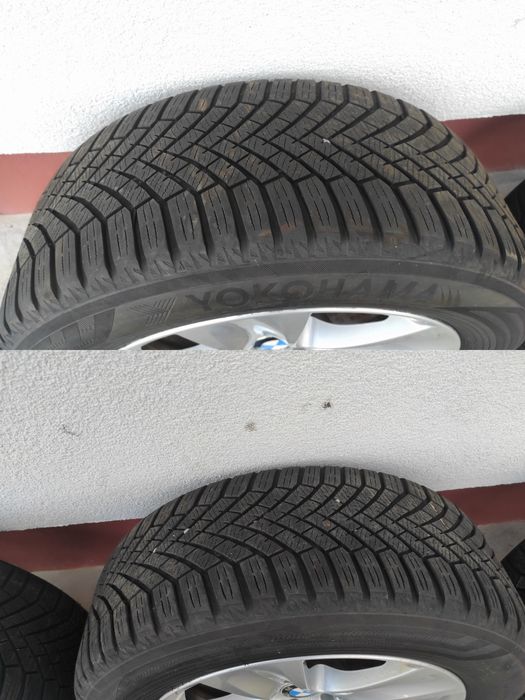 Jante aliaj r 17 BMW anvelope yokohama noi 225/55/17 dot 2022