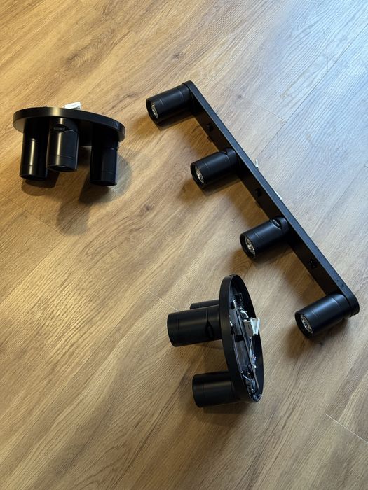 sina spoturi bec 10 grade plafoniera antracit Ikea NYMANE