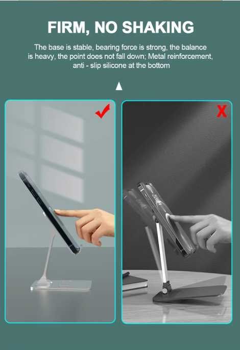 Универсална сгъваема стойка за телефон и таблет I стабилна и удобна