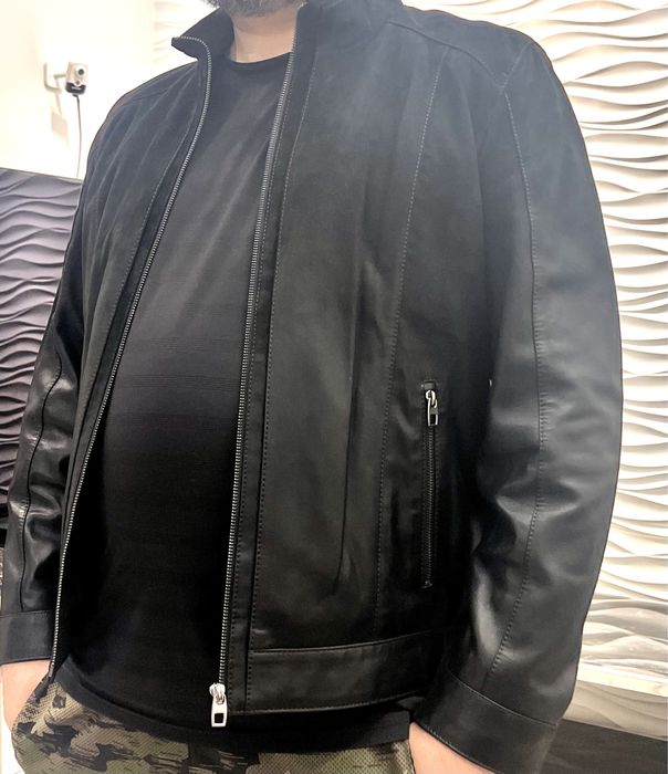 Кожанная куртка мужская