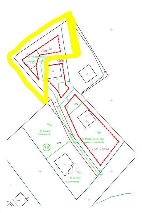 Продава се Парцел в с. Люлин, Област Перник - 730 кв.м за 90 €/кв.м - Снимка #2