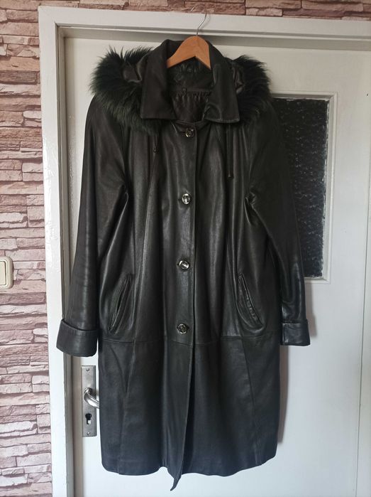 палто дамско естествена кожа