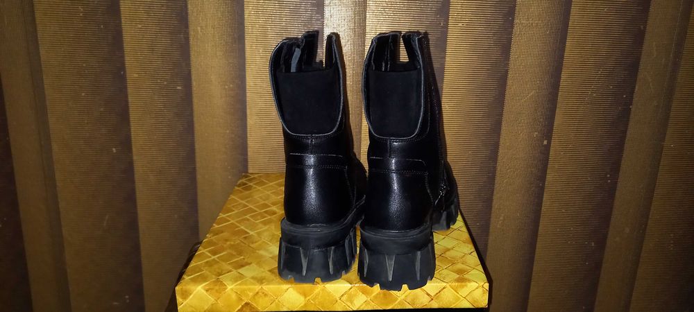 Зимни боти естествена кожа 37 номер