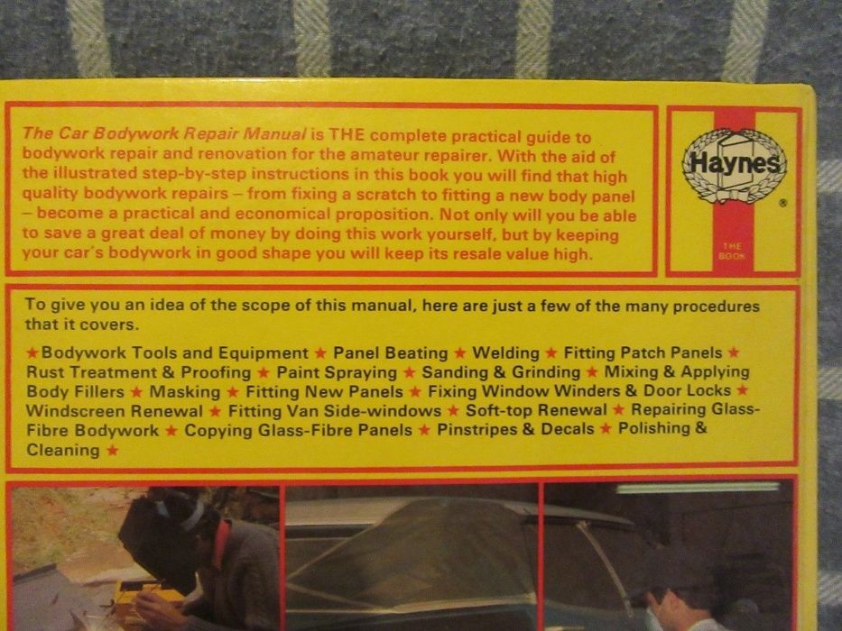 Manual auto de reparare, renovare: tinichigerie, vopsitorie de Haynes