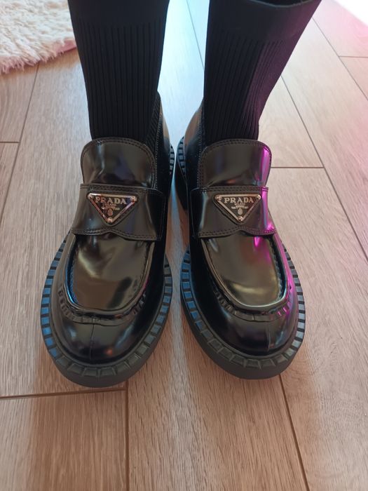 Prada ботуши чорап