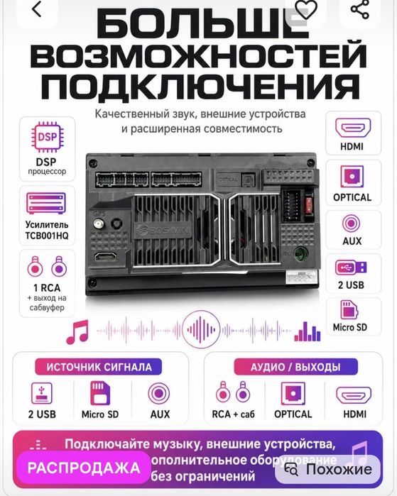 Продам андроид магнитолу 2din 7 дюймов