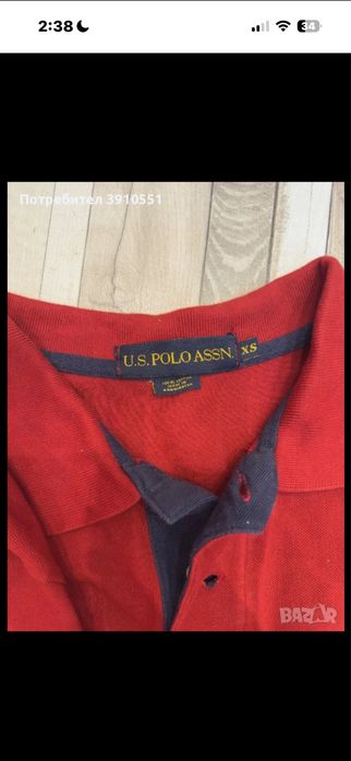 USPA polo ralph lauren риза
