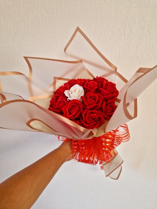 Buchete trandafiri sapun