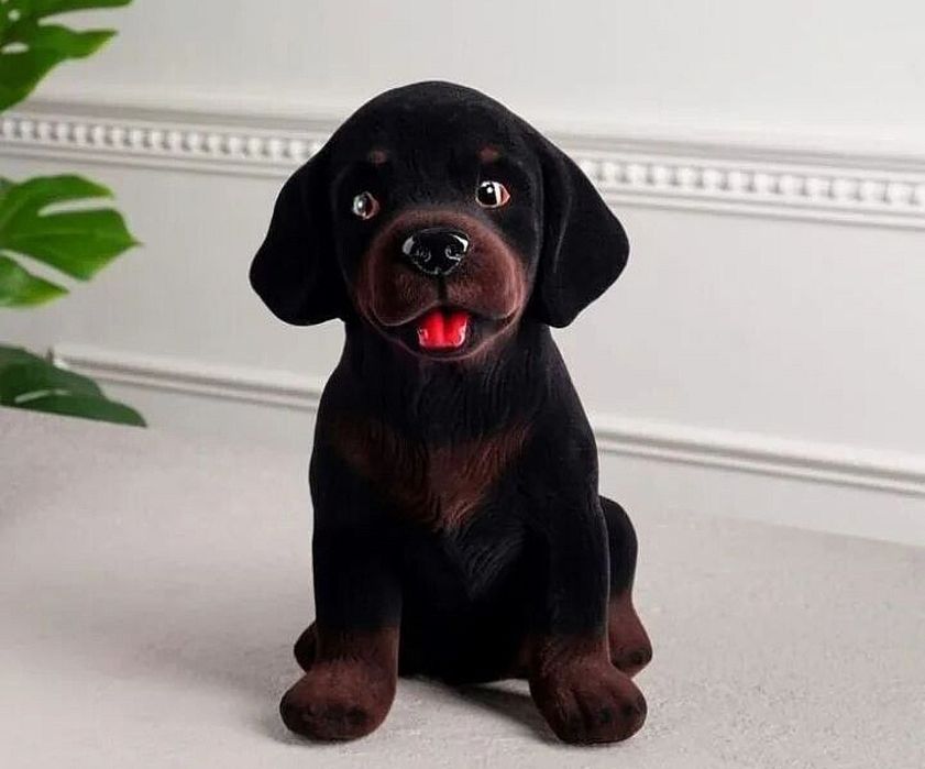 Копилка ротвейлер, 27 см