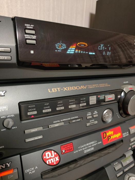 Музыкальный центр Сони