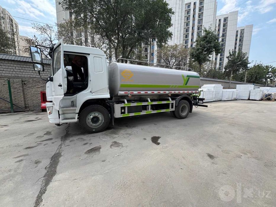 Водовоз Shacman 15 м³ –Weichai мator. Toshkentda tayyor