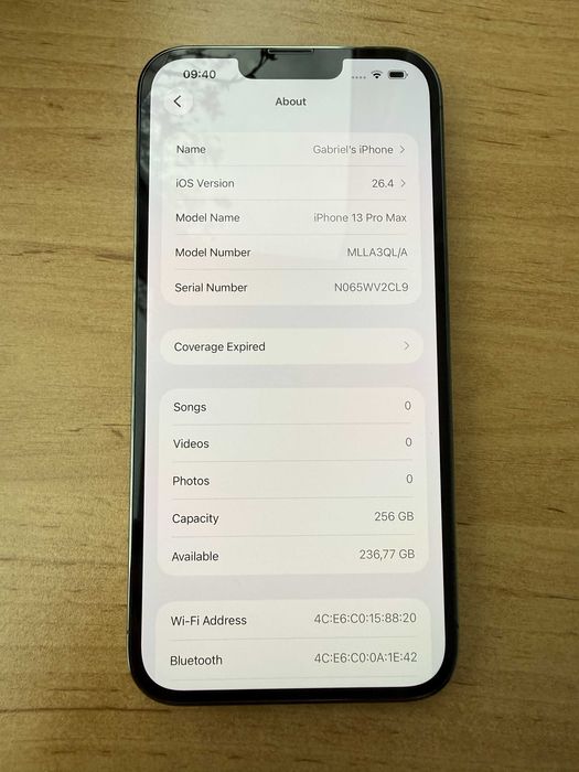 iPhone 13 Pro Max 256GB - stare foarte buna